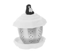 TOYANDONA Stainless Steel Penguin Tea Infuser Filter Cute Floating Animal Design Reusable Household Tea Strainer for Loose Leaf Brewing at Home