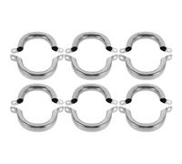 TOYANDONA Stainless Steel Pot Handles Side Grip Replacement 12pcs | Silver Finish, Anti-skid Heat-resistant Design, Suitable for Home Cooks and Restaurant Kitchens