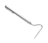 TOYANDONA Stainless Steel Retractable Snake Hook Reptile Catcher with Handle Humane Capture Tool for Outdoor Survival and Snake Handling Beginners and Experts