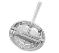 TOYANDONA Stainless Steel Roasting Pan Turkey Roasting Holder Silver Chicken Grill Rack Saves Time and Effort Not Easy to Rust for Outdoor Grilling and Campfire Parties