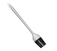 TOYANDONA Stainless Steel Silicone Oil Brush for BBQ Grilling High Temperature Resistant Barbecue Basting Tool Lightweight Kitchen Utensil with Hook for Hanging for Baking and Steak Frying