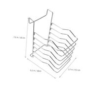 TOYANDONA Stainless Steel Sous Vide Rack Detachable Steak Holder Cooking Rack for Up to Steaks Sturdy Practical Easy to Install