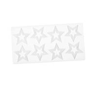 TOYANDONA Star Shaped Chocolate Mold Silicone Baking Mold White Food-Friendly Efficient and Practical Tool for Cakes and Chocolates Baking and Cake Decor Making