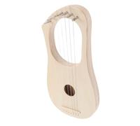 TOYANDONA String Lyre Harp Solid Wood Bass Instrument Traditional Craftsmanship Deep Bass Tones Versatile Sound Range for Beginners Music Lovers Folk and Classical Use