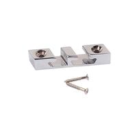 TOYANDONA String Retainer 3 Pcs Zinc Alloy Silver for 3 String Guitar Bass Assures Proper Tension Enhances Sustain Lightweight Guitar Accessories for Bass