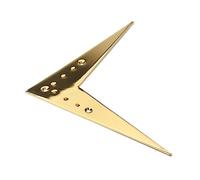 TOYANDONA String V-style Guitar Bridge Tailpiece Gold Plate Chrome for Guitar Parts Accessories