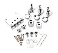 TOYANDONA Strings Guitar Bridge Accessory Combo Kits for Guitar Bridge Control Knobs and Strap Locks and Repair