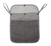 TOYANDONA Stroller Organizer Bag Versatile Hanging Mesh Bag for Diaper Snacks and Toys Easy Installation for Stroller Keeps Essentials Accessible and Hands Grey