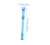 TOYANDONA Student Clarinet Blue Soprano Recorder Musical Instrument for Beginner Wind Instrument Learning and Playing