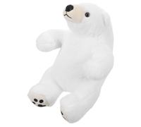 TOYANDONA Stuffed Polar Bear: Plush Arctic Animal Doll - Realistic Soft Plush Bear Toy - Stuffed Animals For Kids Adults Boys Girls Kids Birthday 22 Cm/ 8.65 In