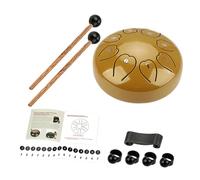 TOYANDONA Sturdy Metal Ethereal Drum for Beginners Portable Hand Drum Crisp Sound Stress Reduction Relaxation Music Tool