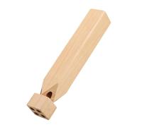 TOYANDONA Sturdy Oak Wooden Train Whistle for Clear Sound Handheld Noisemaker for Music Development Rhythm Skill Enhancer for Party Cheer and Outdoor Play