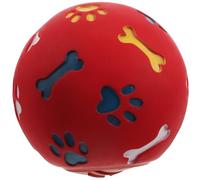 TOYANDONA Sturdy Treat Dispensing Dog Ball Made of Tpr Material Interactive Pet Ball for Dogs and Cats for Play and Training Sessions with Portion Control Feature Random Color