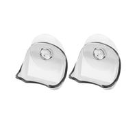 TOYANDONA Suction Cup Holder for Bathroom and Rv Space-saving 2pcs No-drill Installation Plastic Storage Rack with Versatile Use Bathroom Organizer and Travel Hanger