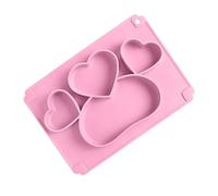 TOYANDONA Suction Feeding Bowl with Powerful Non-Slip Base Training Plate for Self-Feeding Adorable Design to Encourage Appetite Safe for Dishwasher Use for Weaning