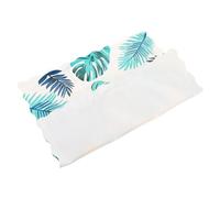 TOYANDONA Summer Cooling Ice Gel Seat Cushion White Leaf Pattern Car Chair Cooling Pad Water Bag Cover for Office and Outdoor Use