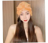 TOYANDONA Sun Swim Cap for Women Lightweight Flexible Swimming Hat with Wrinkle Design Comfortable Fit for Long Hair Easy to Wear and Gentle Head Adult Swimming Accessory