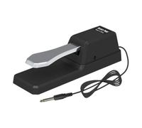 TOYANDONA Sustain Pedal for Piano round Plug Foot Controller Sturdy Metal Damper Pedal Polarity Reversal for Keyboards and Electronic Pianos