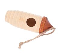 TOYANDONA Sustainable Wooden Hummingbird House with Metal Ring Easy Hanging for Outdoor Garden Balcony Porch Natural Bird Nesting Box and Decorative Bird Sleeping Shelter