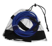 TOYANDONA Swimming Resistance Training Kit with Swim Tether and Elastic Bands for Adults Adjustable Swim Belt for Pool Fitness Stroke Improvement and Stationary Swimming Exercises
