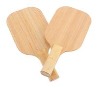TOYANDONA Table Tennis Paddle Beige Racket for Blind Person and Ergonomic Wood Grip with High Sensitivity Rebound Designed for Visual Impaired Individuals in Training and Competitions