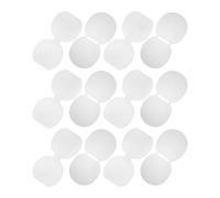 TOYANDONA Table Tennis Paddle Protector Film Pvc Cover Double-sided 12pcs with Full Coverage Design and Connected Structure for Racket Rubber Protection and Extended Paddle Life
