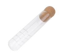 TOYANDONA Tea Infuser Bottle with Cork Explosion-Proof Tea Strainer Tube High Borosilicate Glass Convenient to Use for Party and Office