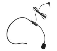 TOYANDONA Teacher Microphone Headset with 3.5mm Ear Piece Wired Black Microphone Headset for Speaking for Lectures Tours and Classroom Use Random Style