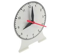TOYANDONA Teaching Clock Model Three-handed Student Learning Tool for Classroom Telling and Coordination Skills Development