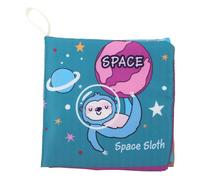 TOYANDONA Tear-Resistant Newborn Crinkle Cloth Book, Early Educational Activity, Soft Sensory Learning Book for Infants and