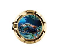 TOYANDONA The Sea Ocean Fish 3D Wall Stickers Removable Underwater World Wall Decals Ocean Animal for Bedroom Nursery Bathroom