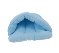 TOYANDONA Thermal Hooded Cat Bed Soft Plush Igloo House for Small Pets and Kittens Washable Indoor Cave Hideout for Guinea Pigs Chinchilla and Rat Hideouts Warm Winter Sleeping Nest