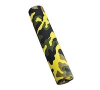 TOYANDONA Thicken Lengthen Barbell Squat Pad for Weightlifting Durable Neck Shoulder Protection Cushion for Fitness Workouts Camouflage Yellow