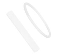 TOYANDONA Tibetan Singing Bowl Mallet Set with Sheepskin and White Ring, Small Portable Crystal Sound Bowl Stick for Meditation, Yoga, and Buddhist Chanting Sessions