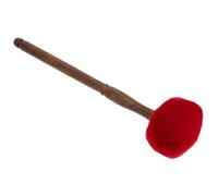TOYANDONA Tibetan Singing Bowl Mallet Striker with Red Wool Felt Head, Medium Wooden Sound Bowl Stick Accessory for Meditation and Chakra Healing