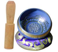 TOYANDONA Tibetan Singing Bowl Multi-function Sound Meditation Bowl Decorative Zen Decor for Buddhists