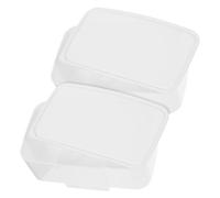 TOYANDONA Tissue Storage Box Toilet Wipes Holder with Lid 2pcs Refillable Wipes Dispenser Lightweight Pp Material and Travel for Home, Travel, and Back to School Party Organisers