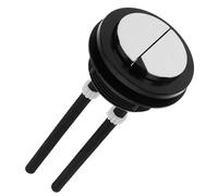TOYANDONA Toilet Flush Button Replacement for Water Tank with Double Push Button and Dual Flush Function, Abs Material, Easy to Operate, Suitable for Bathroom Toilet Tank Accessories