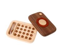 TOYANDONA Tooth Keepsake Box Creative Wooden Organizer for Lost Teeth and Hair Meaningful Memory Storage for Boys and Girls