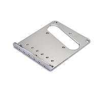 TOYANDONA Top-loading Guitar Bridge Plate Single-sided Chrome Finish Easy Installation for Tl String Electric Guitar Accessories
