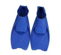 TOYANDONA Tpr Open Heel Diving Flippers S Blue Comfortable Swimming Fins for Snorkeling and Training Hydromechanical Design for Fast Kicks