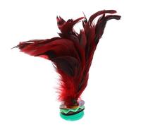 TOYANDONA Traditional Leisure Bright Chinese Kick Shuttlecock for Students Lightweight Medium-sized Jianzi for Foot-eye Coordination and Balance Exercise Indoor Outdoor