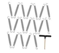 TOYANDONA Trampoline Extension Springs Durable Metal Replacement Parts for Outdoor Bounce Pads Wear Resistant Small Springs with Hook for Enhanced Tension and Bounce
