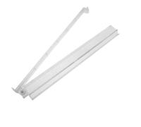 TOYANDONA Transparent American Mahjong Push Ruler and Tile Rack Plastic Mahjong Accessory with Silver Sparkle No Assembly Required for Setup and Tile Organization