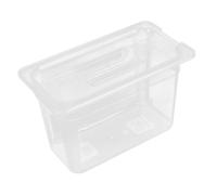 TOYANDONA Transparent Household Slow Cooker Container for Sous Vide Cooking with Ergonomic Grip Lid Low Heat Loss and Minimal Water Evaporation Multi-use Kitchen Storage Case for Vegetables