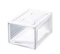 TOYANDONA Transparent Large Shoe Organizer Box with Stackable Clamshell Design Foldable Material Display Cabinet for Men and Women S Footwear Storage