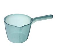 TOYANDONA Transparent Long Handle Water Ladle Thickened Kitchen Scoop Multipurpose Water Scoop for Bathing Drinking Soup Serving and Vegetable Washing Convenient Household Utensil