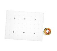TOYANDONA Transparent Magnetic Geoboard Modular Plastic Geometry Board Educational Math Manipulatives Tool for Classroom Use Supports Critical Thinking and Layouts