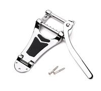 TOYANDONA Tremolo Bridge Tailpiece for Archtop Hollow and Semi-hollow Jazz Guitars Finish Roller Retaining Bar Performance