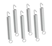 TOYANDONA Tremolo Springs Electric Guitar Bridge Extension Set 6Pcs Silver Metal Spring for Electric Guitar Improves Tuning Stability Lightweight Portable